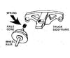 Micro Trains 112002 Truck Restraining Springs Pkg(12) Parts