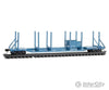 Micro Trains N 11500121 Evans 65’ 100-Ton Log Car - Georgia Pacific #929 (Blue White) Freight Cars