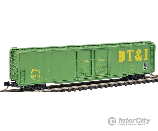 Micro Trains N 12200020 Greenville 60 Double-Door Boxcar W/41 3 Wheelbase - Ready To Run -- Detroit
