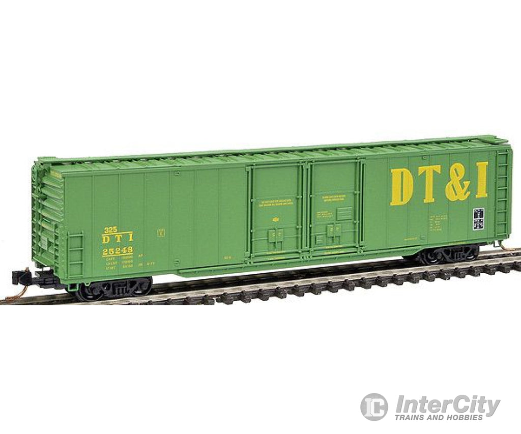 Micro Trains N 12200020 Greenville 60 Double-Door Boxcar W/41 3 Wheelbase - Ready To Run -- Detroit