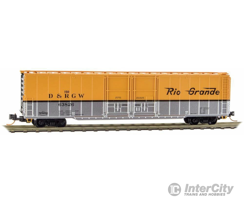 Micro Trains N 12200090 Greenville 60 Double-Door Boxcar W/41 3 Wheelbase - Ready To Run -- Denver &
