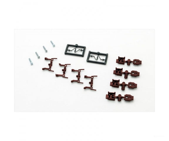 Micro Trains N 125301 True-Scale Coupler -- Long Shank Pkg(20) (Brown) Couplers & Trucks