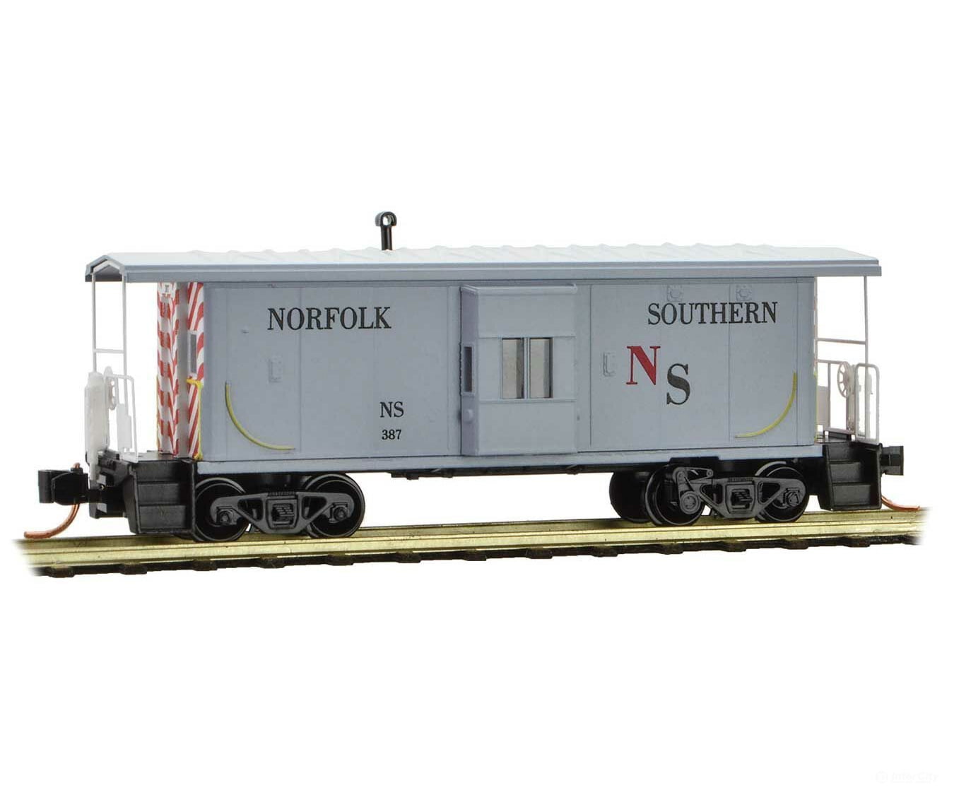 Micro Trains N 13000240 Steel Bay Window Caboose - Ready To Run -- Original Norfolk Southern 387