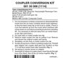 Micro Trains N 130006 Locomotive Coupler Conversion Kits -- Model Power Fp45 Couplers & Trucks