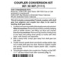 Micro Trains 130007 Locomotive Coupler Conversion Kits - Con-Cor/Dimi Sw1500 Cow Or Calf Couplers &