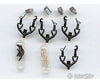 Micro Trains N 130013 Truck Mount Couplers -- T Shank .245 .62Cm (Medium) 2 Pairs & Trucks