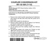 Micro Trains N 132020 Locomotive Coupler Conversion Kits -- Atlas Plymouth Wtd Switcher Couplers &