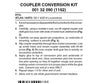 Micro Trains N 132090 Locomotive Coupler Conversion Kits W/Pilot Face -- Atlas Sd7 Or Sd9 (Black