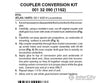 Micro Trains N 132090 Locomotive Coupler Conversion Kits W/Pilot Face -- Atlas Sd7 Or Sd9 (Black