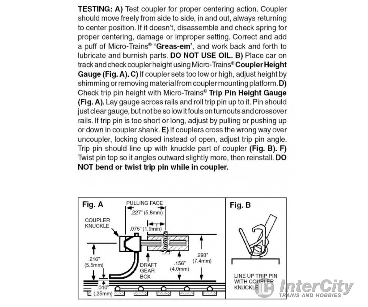 Micro Trains N 132100 Locomotive Coupler Conversion Kits W/Pilot Face -- Atlas/Roco/Walthers Fa-1