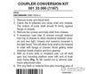 Micro Trains N 133050 Locomotive Coupler Conversion Kits W/Pilot Face -- Bachmann Sd40-2 (Front &