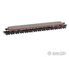 Micro Trains N 13400042 Thrall 60’ Flatcar - Ready To Run Santa Fe #95472 (Boxcar Red) Freight Cars