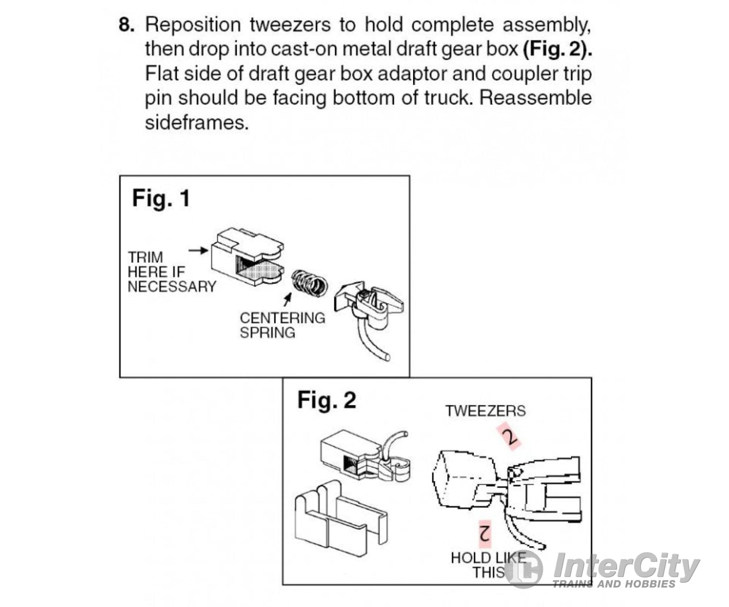 Micro Trains N 135010 Locomotive Coupler Conversion Kits -- Con-Cor Pb-1 Powered Parts