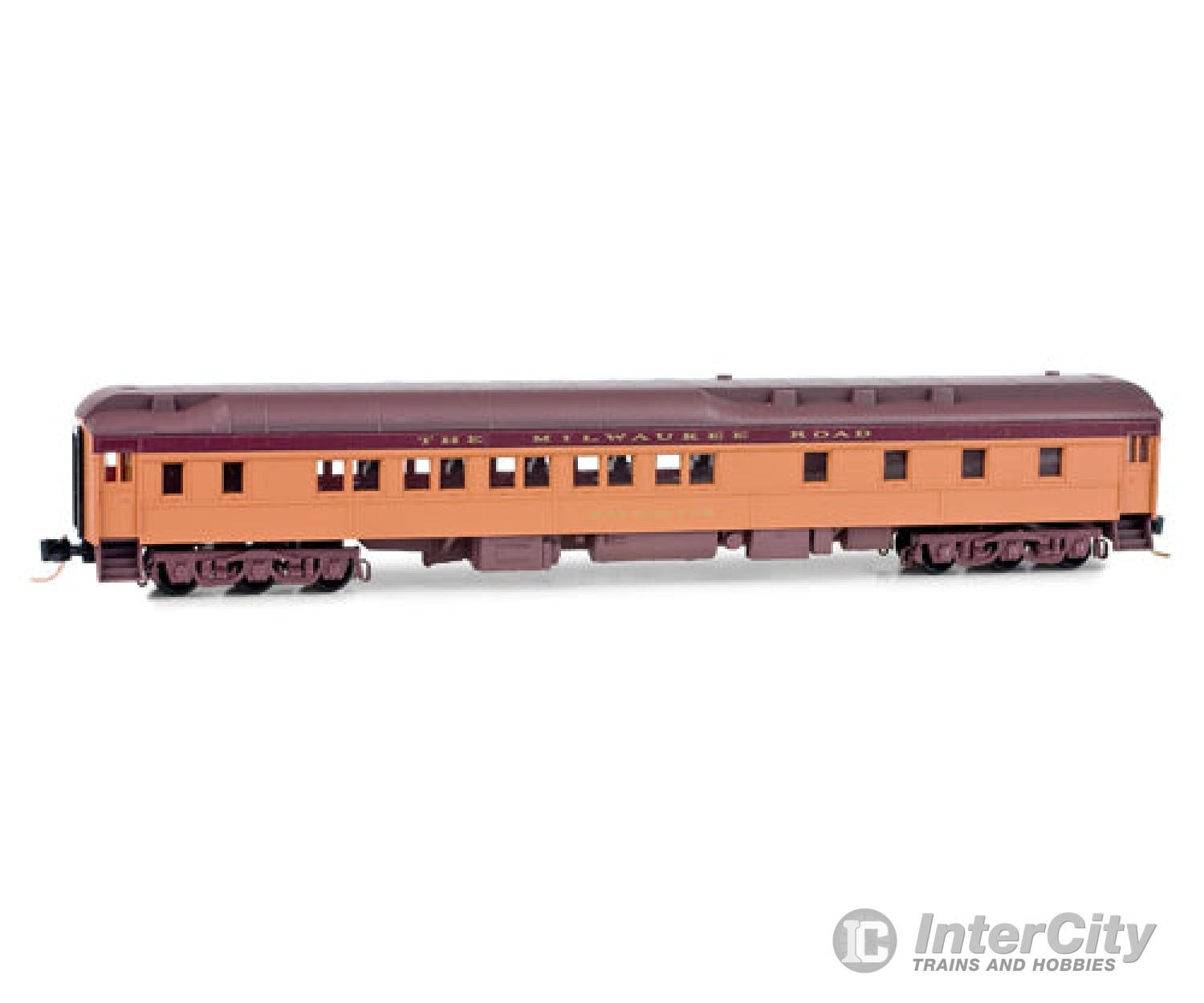 Micro Trains N 14100120 Pullman Heavyweight 10-1-2 Sleeper - Ready To Run -- Milwaukee Road