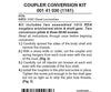 Micro Trains N 141030 Locomotive Coupler Conversion Kits W/Pilot Face -- Kato U30C Pennsylvania