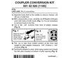 Micro Trains N 142020 Locomotive Coupler Conversion Kits W/Pilot Face -- Life Like Fa2 (Front & Rear