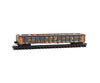 Micro Trains N 170144014 Greenville 2494 52’6’’ Mill Gondola with Load - Railgon #310694 (Weathered black yellow