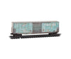 Micro Trains N 180144470 50’ Boxcar with 10’ Door No Roofwalk Short Ladders - Pittsburgh & Lake Erie #23841 (Weathered