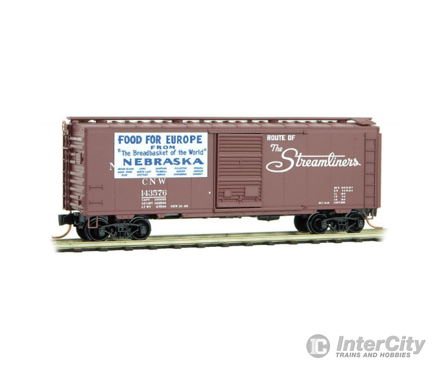 Micro Trains N 2000037 40 Single-Door Boxcar - Ready To Run -- Chicago & North Western 143576