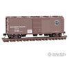 Micro Trains N 2000247 40’ Single-Door Boxcar With Add-On Roof Hatches And Hopper Outlets - Ready