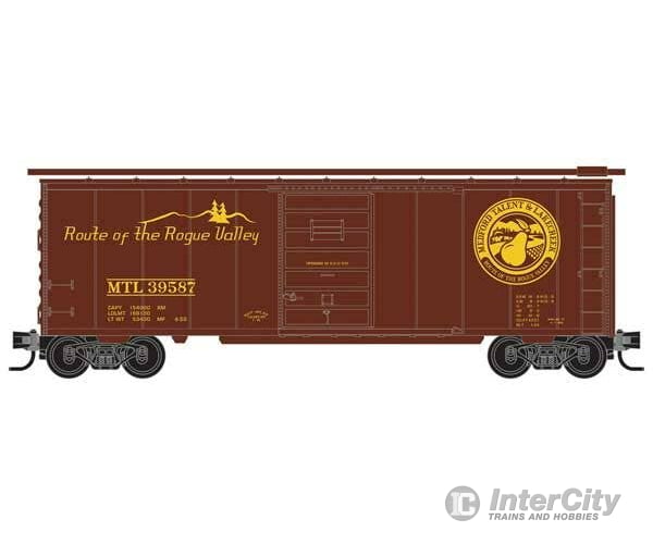 Micro Trains N 2050307 40’ Single-Door Boxcar - Medford Talent & Lake Creek #39587 (Fantasy
