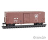 Micro Trains N 2400181 40 Single-Door Boxcar No Roofwalk - Ready To Run -- Pennsylvania Railroad