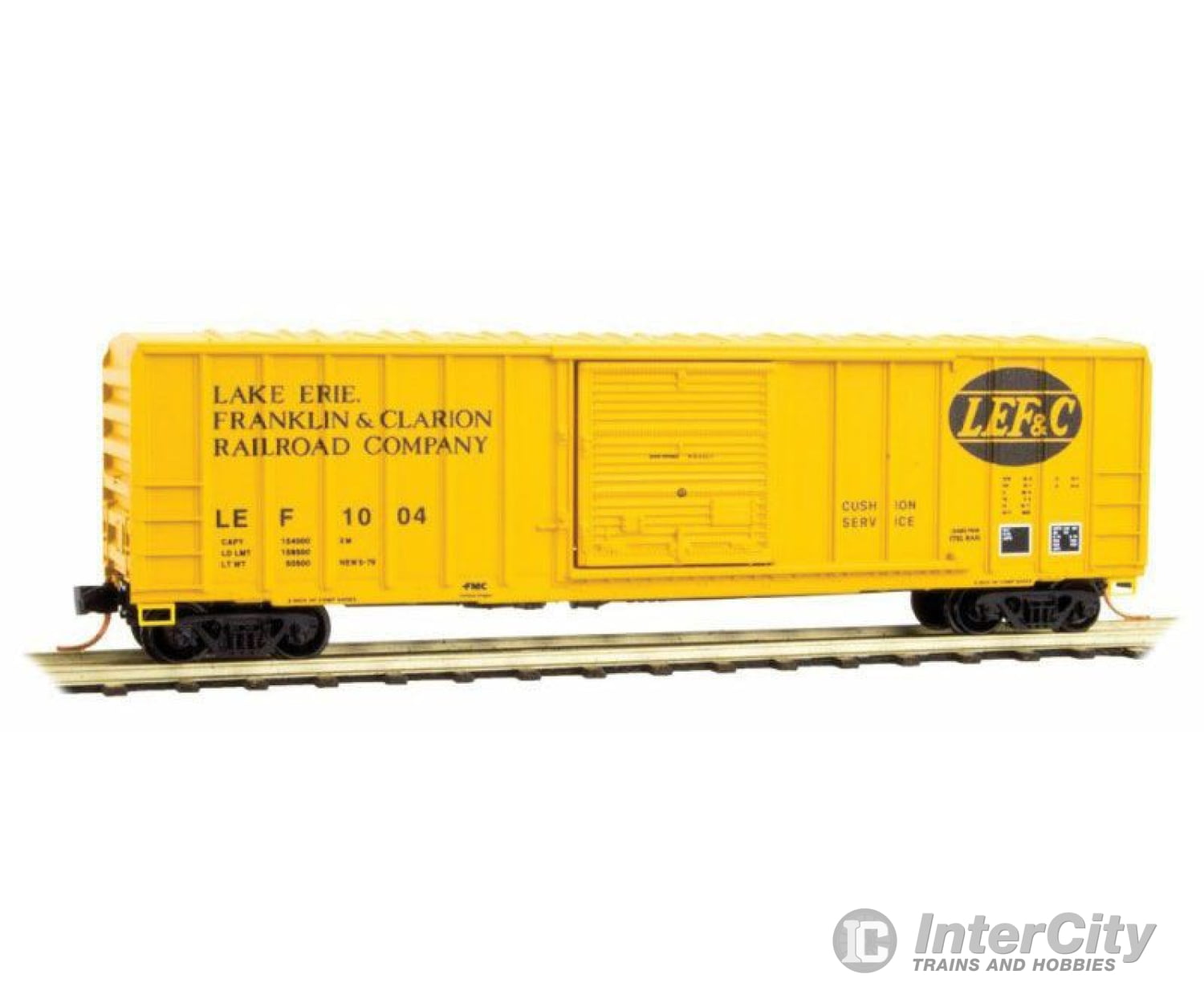 Micro Trains N 2500950 50 Rib-Side Single-Door Boxcar No Roofwalk - Ready To Run -- Lake Erie