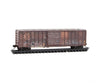 Micro Trains N 2544396 50’ Rib-Side Single-Door Boxcar No Roofwalk - Sabine River & Northern #5370 (Weathered red