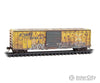 Micro Trains N 2544442 50’ Rib-Side Single-Door Boxcar No Roofwalk - San Luis Central #1161 (Weathered Ex-Railbox