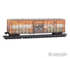 Micro Trains N 2744540 50’ Rib-Side Plug-Door Boxcar No Roofwalk - Ready To Run Quebec Central