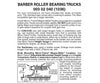 Micro Trains N 302040 Barber Roller-Bearing Trucks -- Less Couplers 1 Pair &