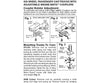 Micro Trains N 302061 Six-Wheel Passenger Car Trucks -- With Adjustable Couplers 1 Pair &