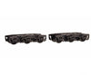 Micro Trains N 302205 Prr 3D-7P2 6-Wheeled Heavyweight Diner Passenger Car Trucks -- 1 Pair Couplers