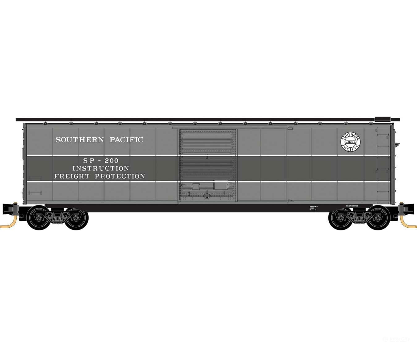 Micro Trains N 3100490 50 Single-Door Boxcar - Ready To Run -- Southern Pacific 200 (Impact