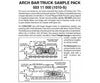 Micro Trains 311000 Arch Bar Truck Sampler Pack - 1 Pair Each #302001 & 302004 Couplers Trucks