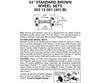 Micro Trains N 312001 33 Standard Wheelsets (Nonmagnetic) -- Brown Axles Pkg(48) Couplers & Trucks