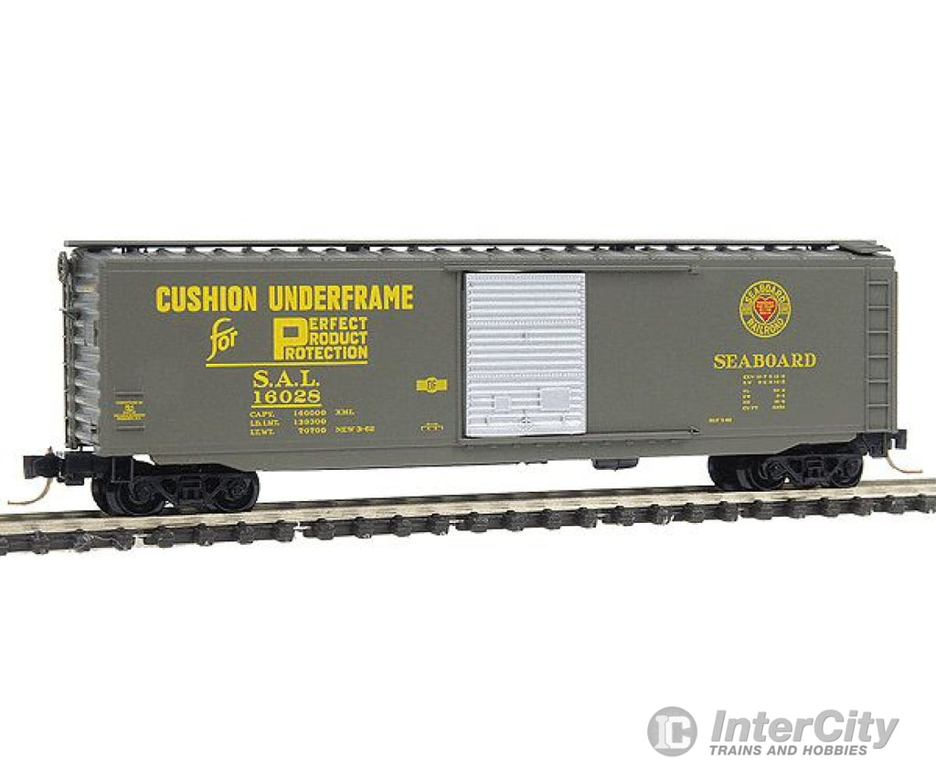 Micro Trains N 31350 50 Standard Single Door Boxcar Seaboard Air Line Sal #1602 Freight Cars