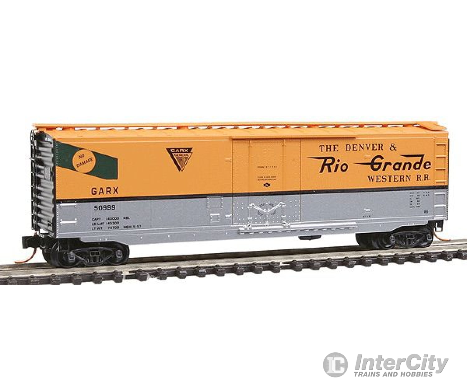 Micro Trains N 3200450 50 Standard Boxcar Plug Door -- Denver & Rio Grande Western #50999 Freight