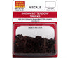 Micro Trains 325021 Bettendorf Trucks - With Short Extended Couplers (Brown) 10 Pairs &