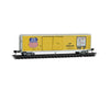 Micro Trains N 3700170 50’ Double-Door Boxcar No Roofwalk - Union Pacific #506648 (Armour Yellow silver Automated