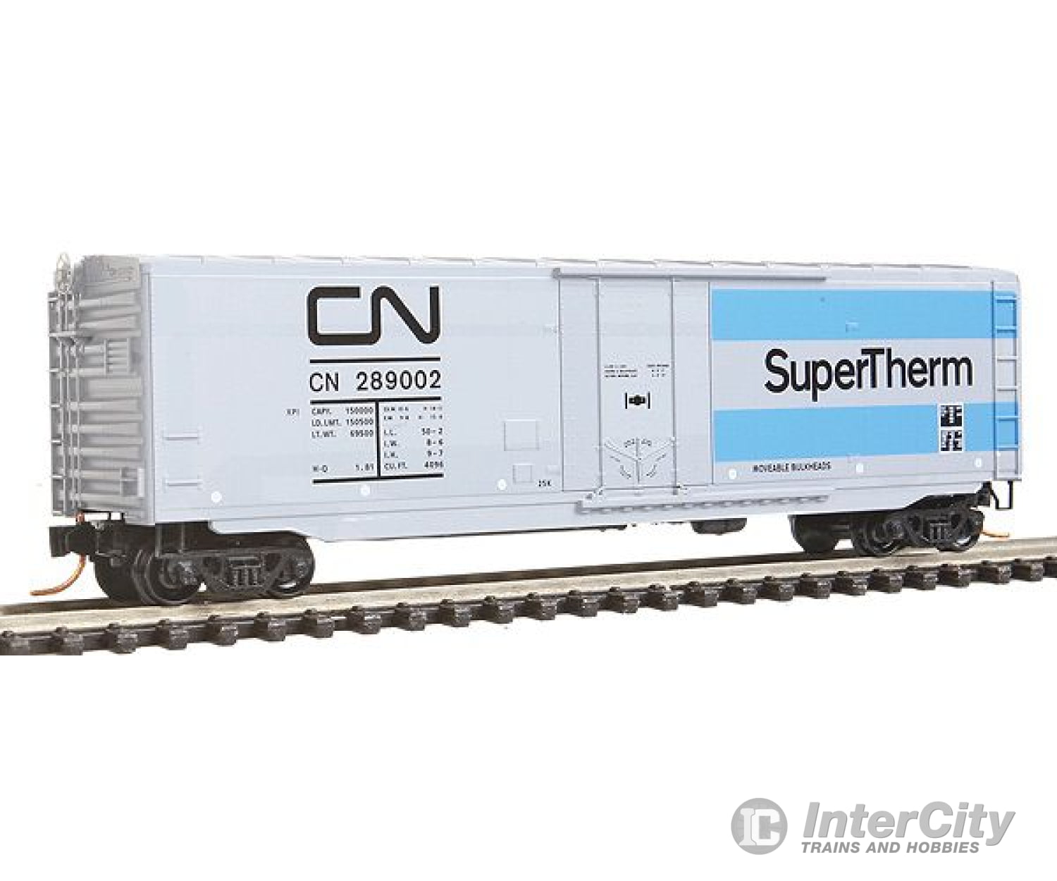 Micro Trains N 3800330 50 Plug-Door Boxcar No Roofwalk - Ready To Run -- Canadian National #289002