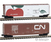 Micro Trains N 38340 50 Plug-Door Boxcar - No Roofwalk (Each Side Is Painted Differently) --