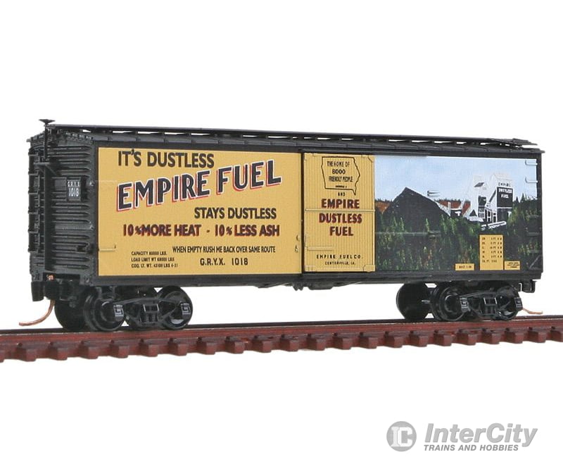 Micro Trains N 3900240 40 Double-Sheathed Wood Boxcar W/Vertical Brake Wheel - Ready To Run --