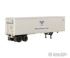 Micro Trains N 45000160 40 Semi Trailer - Assembled -- United States Lines Uslu 4216894 (Aluminum