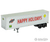 Micro Trains N 45000170 40 Semi Trailer - Assembled -- Chicago & North Western #202421 (White Red