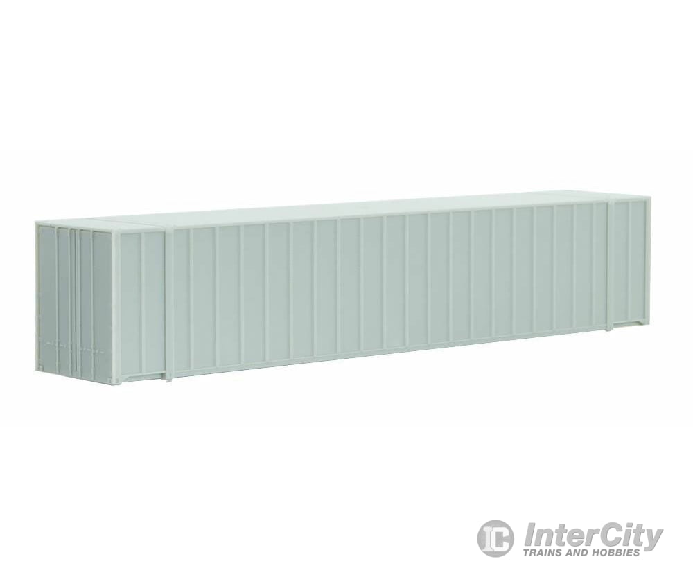 Micro Trains N 46800007 48 Rib-Side Container - Kit -- Undecorated (Gray) Freight Cars