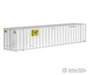 Micro Trains N 46800031 48 Rib-Side Container - Assembled -- Emp 280610 (White Yellow Blue Green)