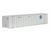 Micro Trains N 46800081 48 Rib-Side Container - Assembled -- Santa Fe Sftu #281221 (White Blue
