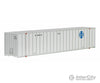 Micro Trains N 46800082 48 Rib-Side Container - Assembled -- Santa Fe Sftu #281366 (White Blue