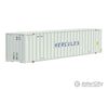 Micro Trains N 46800090 48 Rib-Side Container - Assembled -- Hercules #160114 (White Blue) Freight